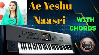 Ae Yeshu Naasri  Romika Masih  Instrumental  Piano Cover with Chrords [upl. by Letsyrk]