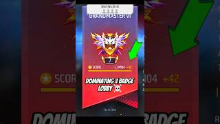 Br Rank 34k  Score 🗿 Dominating V Badge 🤯 Grandmaster Lobby In Last Zone 💀 [upl. by Arch272]