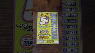 Power 5s scratchers scratchtickets scratchofftickets jackpot luck gambling gambler [upl. by Hewett]