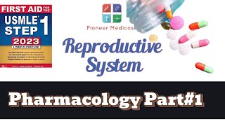 USMLE STEP 1 Pharmacology of Reproductive system Part1 from first aid book UrduHindi [upl. by Hako]