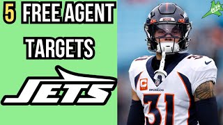 The Jets MUST Target These 5 Free Agents [upl. by Aserret]