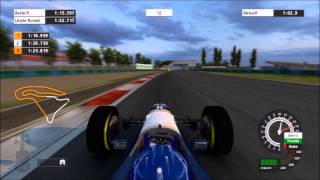 F1 Championship Edition PS3 Beating all gold times in time trial with the Williams FW18 96 [upl. by Jolyn]