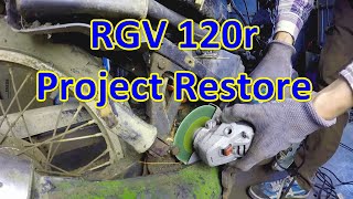 Suzuki RGV 120 Restore P1 [upl. by Raines]