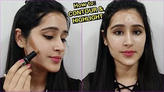 How to Do CONTOURING AND HIGHLIGHT 1 SIMPLE TRICK [upl. by Crofoot]