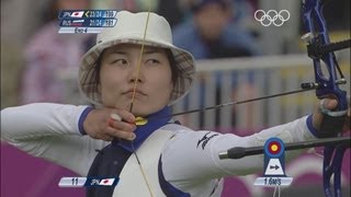 Japan Bronze  Womens Team Archery  London 2012 Olympics [upl. by Arihppas]