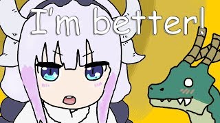 Miss Kobayashis Dragon Maid Opening Paint Version vs Original [upl. by Dorweiler]