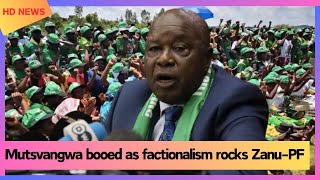 Mutsvangwa booed as factionalism rocks ZanuPF [upl. by Ymmac]