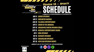 Wednesday Night Dash Season 10 Schedule Release [upl. by Anner]