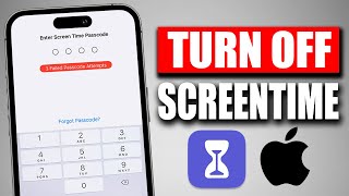 How to Turn OFF Screen Time Without Password 2024  Turn Off Parental Controls  iPhone [upl. by Yrelbmik790]