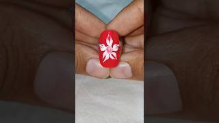 🌸Floral design  No nail art tools required nails nailart floralnailart flowers shorts yt [upl. by Cathie]