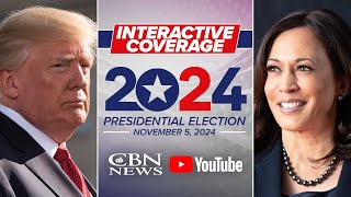 LIVE Election Results 2024  Interactive Coverage  CBN News [upl. by Nylodnarb]