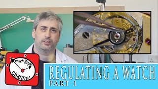 How to regulate a mechanical watch  watch repair tutorial [upl. by Jana]