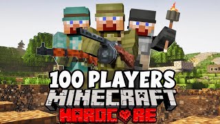 100 Players Simulate REALISTIC WAR in Minecraft [upl. by Jilli]