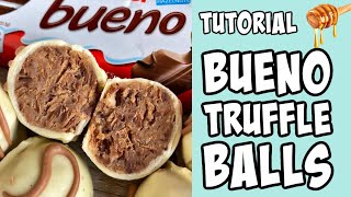 How to make Kinder Bueno Truffle Balls tutorial Shorts [upl. by Artie]