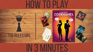 How to Play Codenames in 3 Minutes  The Rules Girl [upl. by Yllek]