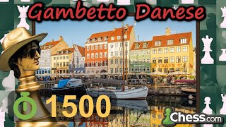 Gambetto Danese a ELO 1500 [upl. by Nelad369]