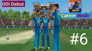 ODI Debut WCC2 Career Mode Gameplay Part 6 Jai Kinetic Gaming [upl. by Nidraj]