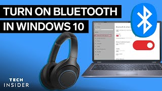 How To Turn Bluetooth On In Windows 10 [upl. by Latashia]