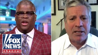 Charles Payne threatens to leave interview as Gasparino defends GameStop restrictions [upl. by Llecrad]