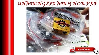 unboxing cajas de liberacion nck pro y z3x [upl. by Aerdied]