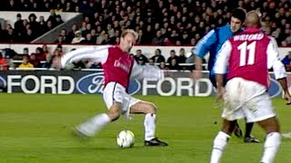 Dennis Bergkamp great lob goal vs Leverkusen  200102 HQ [upl. by Shaper404]