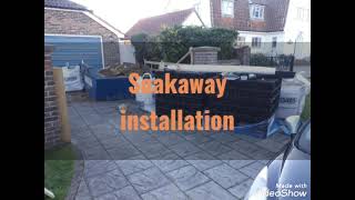 Soakaway installation Sussex UK [upl. by Laise]