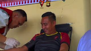 DONOR DARAH  Satuan Brimob Polda Sumsel [upl. by Cronin45]