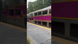 Boston Commuter Rail at Middleborough trainspotter commuterrail [upl. by Elylrac]