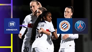 HIGHLIGHTS  Montpellier vs PSG Division 1 Arkema 202324 Matchday 18 [upl. by Hicks]