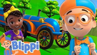 Blippi and Meekah Road Trip On A Train  Blippi and Meekah Podcast [upl. by Julissa88]