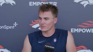 Denver Broncos QB Bo Nix SPEAKS TO THE MEDIA After Practice Ahead of Week 5 vs Las Vegas Raiders [upl. by Gitlow]