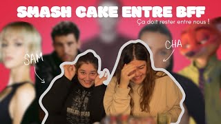 NOTRE SMASH CAKE Il y a beaucoup trop de français dedans… 🍰💋🫣 [upl. by Kirred602]