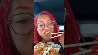 Sushi Mukbang kung fu roll spider roll and shrimp tempura roll 🍣 🍱 asmr mukbang sushi [upl. by Adnolor]