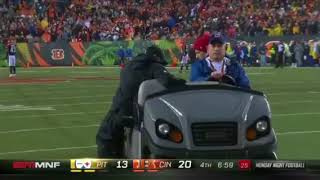 Vontaze Burfict Gets Carted Off The Field After Huge Hit [upl. by Sirc]