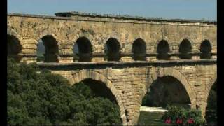 Pont du Gard Roman Aqueduct UNESCONHK [upl. by Omolhs]