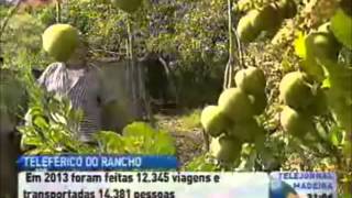 Teleférico Rancho RTP Madeira 22 FEV 2014 [upl. by Crandell]