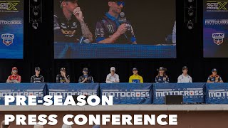 2023 Pro Motocross Preseason Press Conference  Pala CA [upl. by Gaynor236]