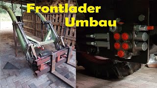 Hydraulische Gerätebetätigung Eigenbau  Teil 1  Baas Frontlader  DIY  Fendt Farmer 4s [upl. by Harle]