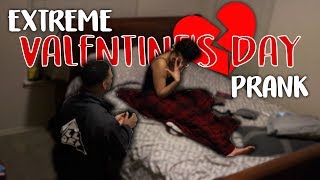 EXTREME VALENTINES DAY PRANK WE BROKE UP FOR GOOD [upl. by Macguiness]