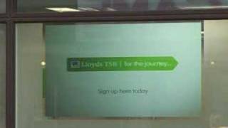 3M Vikuiti Rear Projection Film  Lloyds TSB amp NatWest Banks [upl. by Oahc]