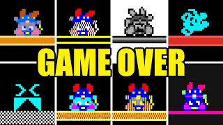 The DEATH of Mappy in Every Mappy Version  all Game Over screens [upl. by Klenk]