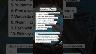 Hows Your Jamaican Patois patois slang english jamaica [upl. by Alcott]