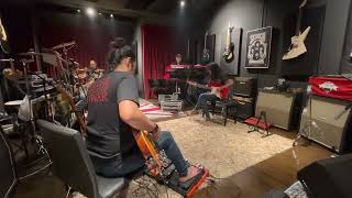 LEFTHANDED REHEARSAL DEBUNGA WANGI LEGEND STUDIO [upl. by Idnir]