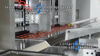 Servo Zero Crush Lead Edge Feeder With Bottom Roller Support Structure [upl. by Htebesile]