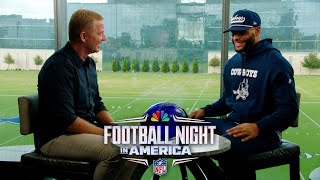 Dak Prescott preaches teamfirst approach with Dallas Cowboys FULL INTERVIEW  FNIA  NFL on NBC [upl. by Warram]