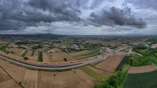 Brza saobraćajnica Loznica  Šabac  Šepak  Lešnica  352024 [upl. by Naesal]