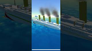 Britannic hit sea mine and sinks [upl. by Aihsela964]