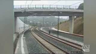 Spanish Train Crash Video  Spanish Train Crash Caught on CCTV [upl. by Chaves183]