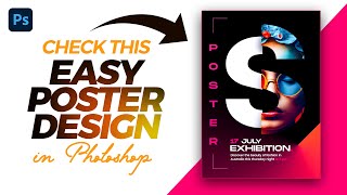 Poster Design Photoshop Tutorial for Beginners  v6 [upl. by Edniya]