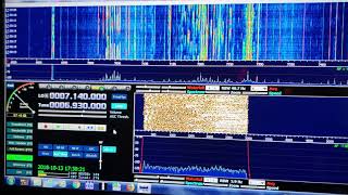 Pirate radio Humperdoo 6930 Khz Shortwave received October 14th 2018 [upl. by Peterec]